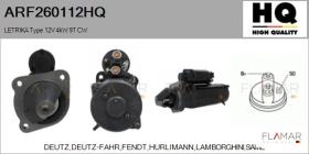 HQ ARF260112HQ - MOTOR DE ARRANQUE