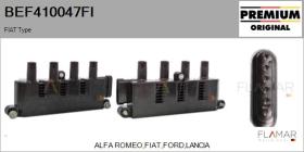 FIAT BEF410047FI - BOBINA DE ENCENDIDO