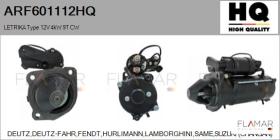 HQ ARF601112HQ - MOTOR DE ARRANQUE