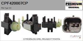 PSA CPF420007CP - TRANSDUCTOR DE PRESIóN, CONTROL DE GASES DE ESCAPE