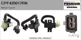 RENAULT NISSAN CPF420017RN - TRANSDUCTOR DE PRESIóN, CONTROL DE GASES DE ESCAPE