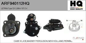 HQ ARF940112HQ - MOTOR DE ARRANQUE