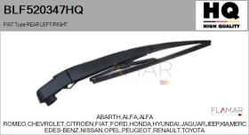 HQ BLF520347HQ - BRAZO DEL LIMPIAPARABRISAS, LAVADO DE PARABRISAS