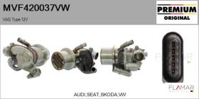 VW MVF420037VW - MóDULO EGR