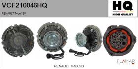 HQ VCF210046HQ - EMBRAGUE, VENTILADOR DEL RADIADOR