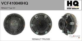 HQ VCF410046HQ - EMBRAGUE, VENTILADOR DEL RADIADOR