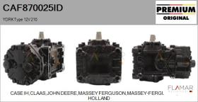 INDUSTRIAL CAF870025ID - COMPRESOR AIRE ACONDICIONADO