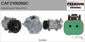 SCANIA CAF210026SC - COMPRESOR AIRE ACONDICIONADO