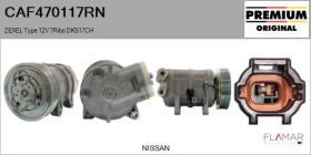 RENAULT NISSAN CAF470117RN - COMPRESOR AIRE ACONDICIONADO