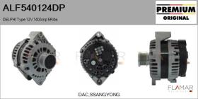 DELPHI KOREA ALF540124DP - ALTERNADOR