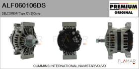 DELCO REMY ALF060106DS - ALTERNADOR