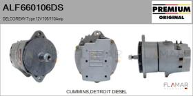 DELCO REMY ALF660106DS - ALTERNADOR