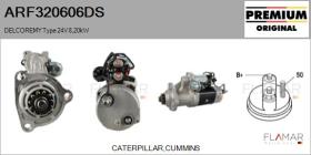 DELCO REMY ARF320606DS - MOTOR DE ARRANQUE