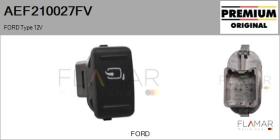 FORD-VOLVO-SAAB AEF210027FV - CONMUTADOR, AJUSTE DE ESPEJO