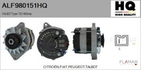 HQ ALF980151HQ - ALTERNADOR