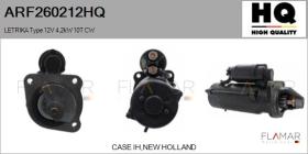 HQ ARF260212HQ - MOTOR DE ARRANQUE