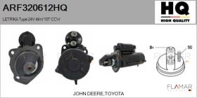 HQ ARF320612HQ - MOTOR DE ARRANQUE