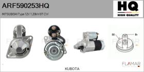 HQ ARF590253HQ - MOTOR DE ARRANQUE
