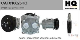 HQ CAF810025HQ - COMPRESOR, AIRE ACONDICIONADO