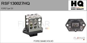 HQ RSF130027HQ - RESISTENCIA VENTILADOR CALEFACCION