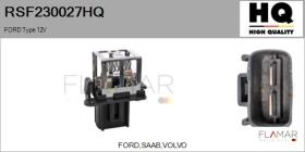 HQ RSF230027HQ - RESISTENCIA VENTILADOR CALEFACCION