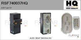 HQ RSF740037HQ - RESISTENCIA VENTILADOR CALEFACCION