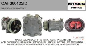 INDUSTRIAL CAF360125ID - COMPRESOR, AIRE ACONDICIONADO