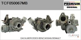 MERCEDES BENZ TCF050067MB - TURBOCOMPRESOR, SOBREALIMENTACIóN