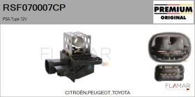 PSA RSF070007CP - RESISTENCIA VENTILADOR CALEFACCION