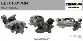 RENAULT NISSAN EEF610017RN - ELEMENTO ENFRIADOR, RECICLAJE GASES ESCAPE