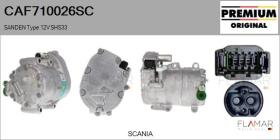 SCANIA CAF710026SC - COMPRESOR, AIRE ACONDICIONADO