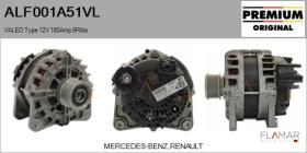 VALEO ALF001A51VL - ALTERNADOR
