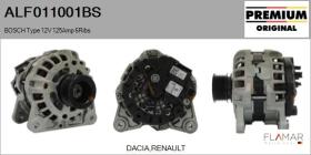 BOSCH ALF011001BS - ALTERNADOR