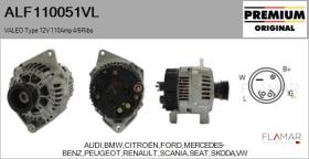 VALEO ALF110051VL - ALTERNADOR