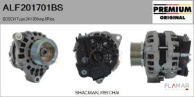 BOSCH ALF201701BS - ALTERNADOR