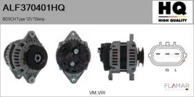 HQ ALF370401HQ - ALTERNADOR