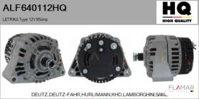 HQ ALF640112HQ - ALTERNADOR