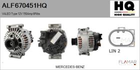 HQ ALF670451HQ - ALTERNADOR