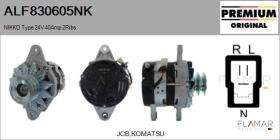 NIKKO ALF830605NK - ALTERNADOR