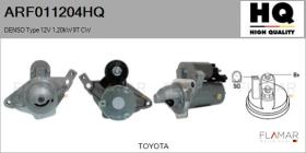 HQ ARF011204HQ - MOTOR DE ARRANQUE