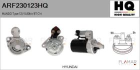 HQ ARF230123HQ - MOTOR DE ARRANQUE