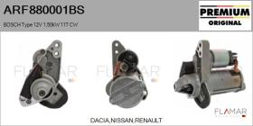 BOSCH ARF880001BS - MOTOR DE ARRANQUE