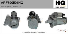 HQ ARF890501HQ - MOTOR DE ARRANQUE