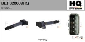 HQ BEF320068HQ - BOBINA DE ENCENDIDO
