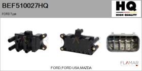 HQ BEF510027HQ - BOBINA DE ENCENDIDO