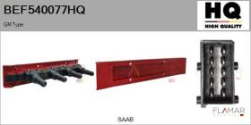 HQ BEF540077HQ - BOBINA DE ENCENDIDO
