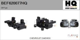 HQ BEF620077HQ - BOBINA DE ENCENDIDO