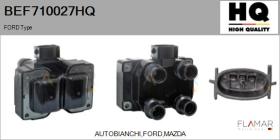 HQ BEF710027HQ - BOBINA DE ENCENDIDO