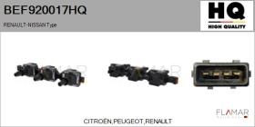 HQ BEF920017HQ - BOBINA DE ENCENDIDO
