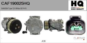 HQ CAF190025HQ - COMPRESOR, AIRE ACONDICIONADO